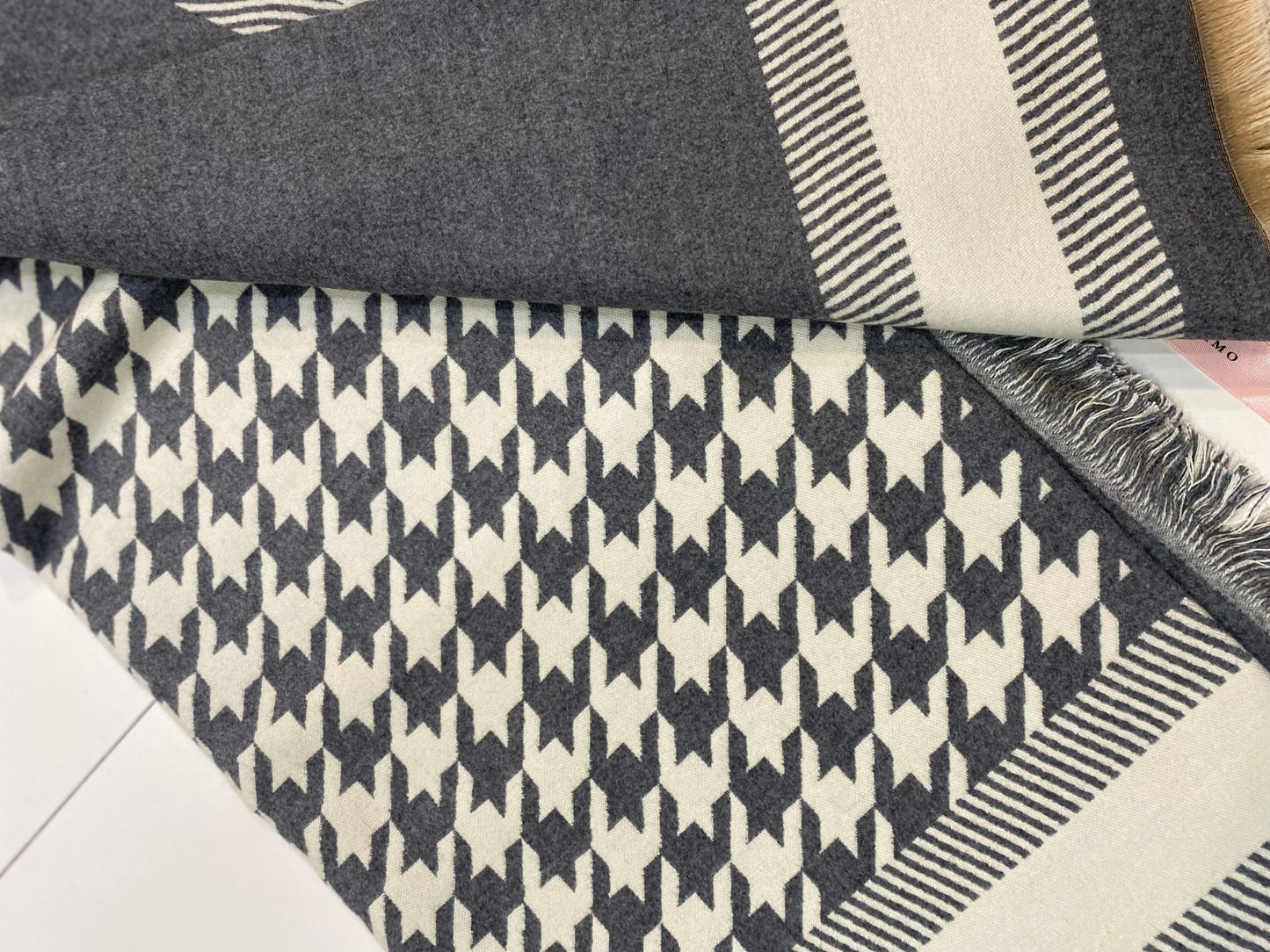 SCIARPA PIED DE POULE ALESSIA MASSIMO - Fanatica Boutique