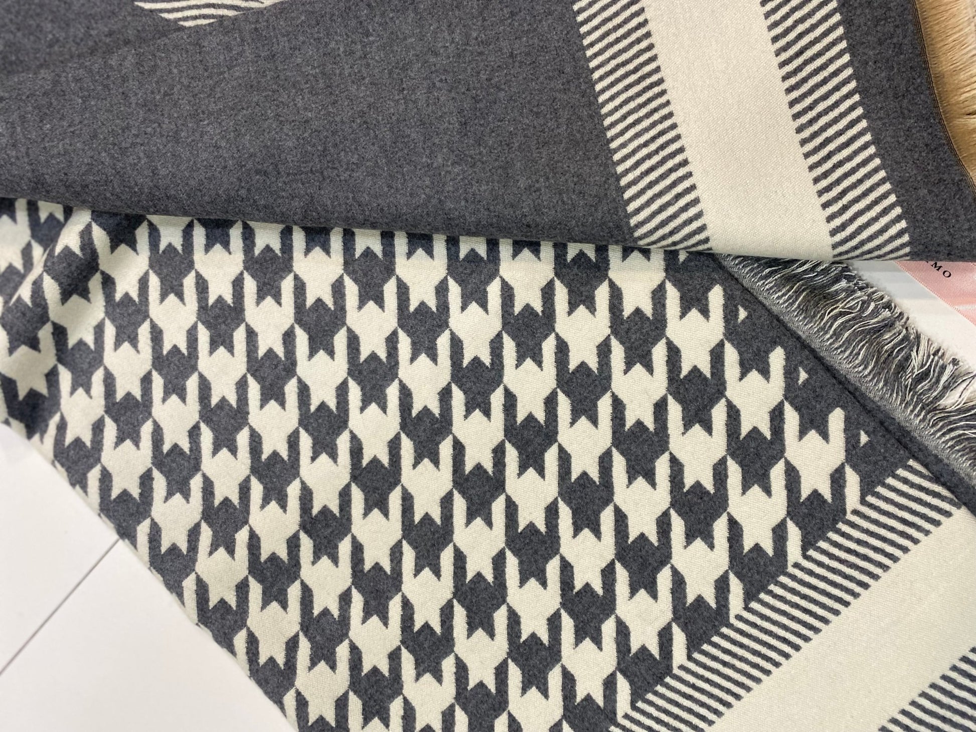 SCIARPA PIED DE POULE ALESSIA MASSIMO - Fanatica Boutique