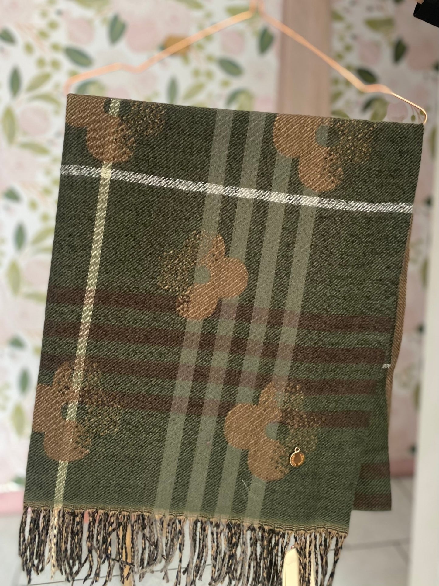 SCIARPA STYLESP2676 TARTAN E FIORI - Fanatica Boutique