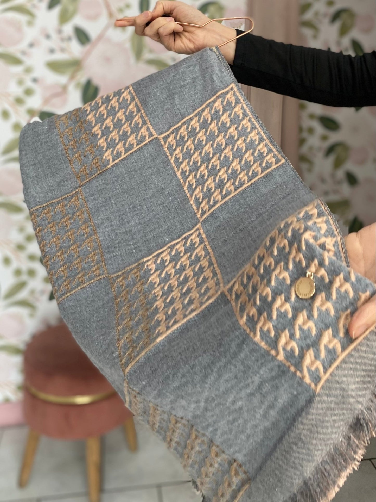 SCIARPA STYLESP2694 PIED DE POULE ALESSIA MASSIMO - Fanatica Boutique