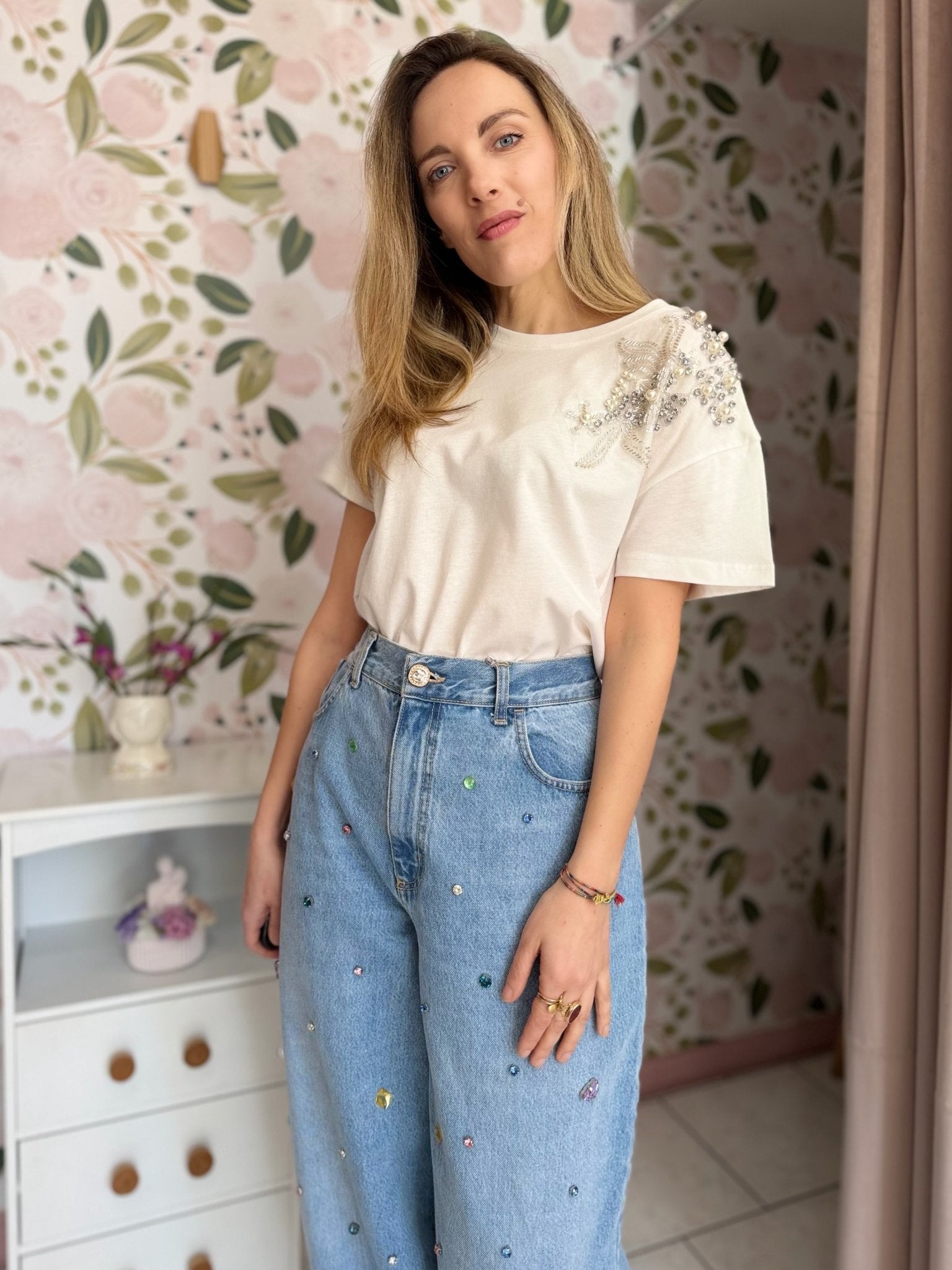 T - SHIRT CON PATCH ECO - Fanatica Boutique