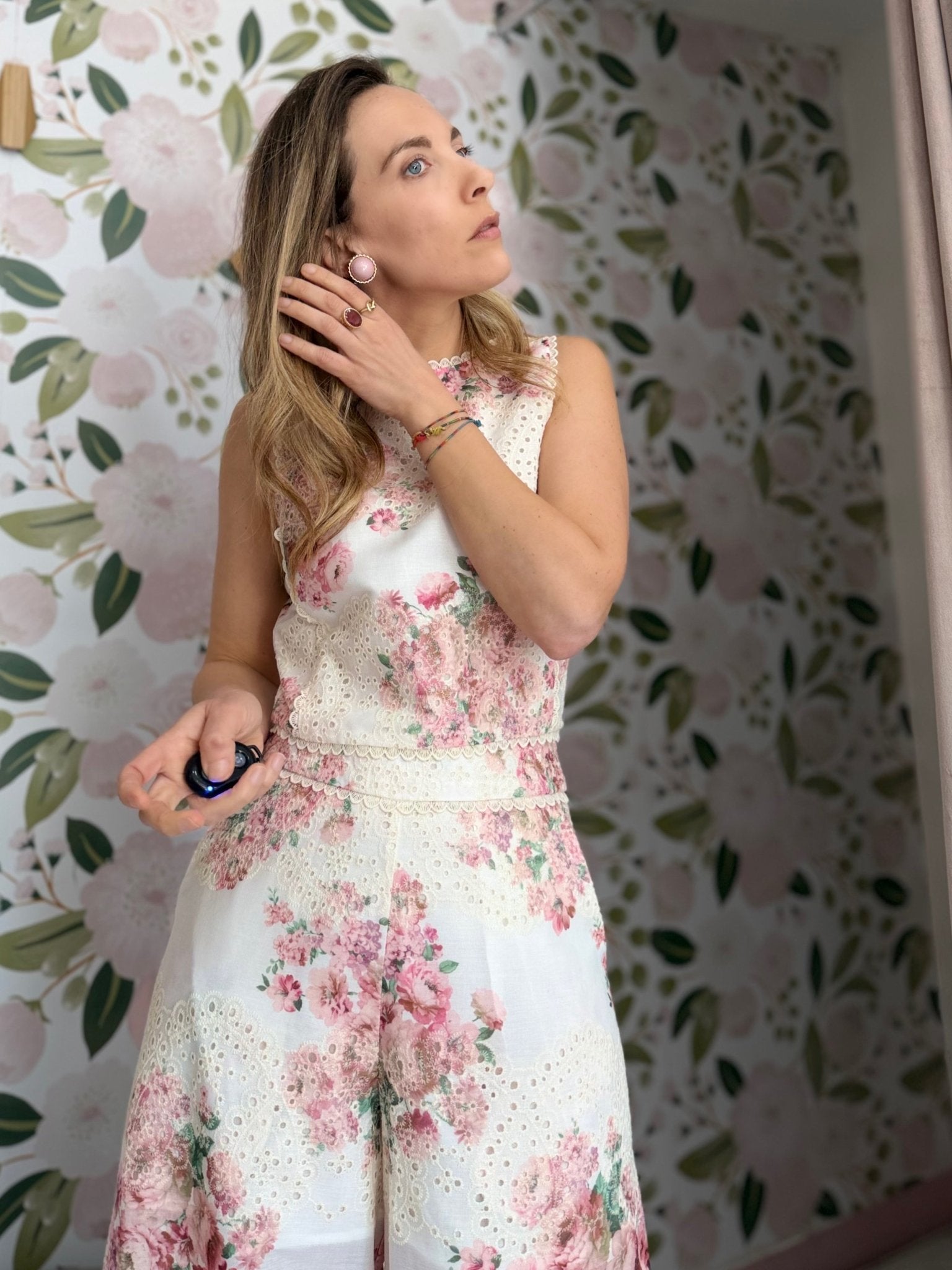 TOP FIORI E PIZZO AMOSA - Fanatica Boutique
